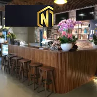QUẦY BAR CAFE THIẾT KẾ ĐƠN GIẢN - QBR04